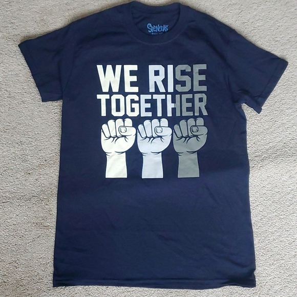 Spencer's We Rise Black/tan Shirt (S) - Picture 2 of 3